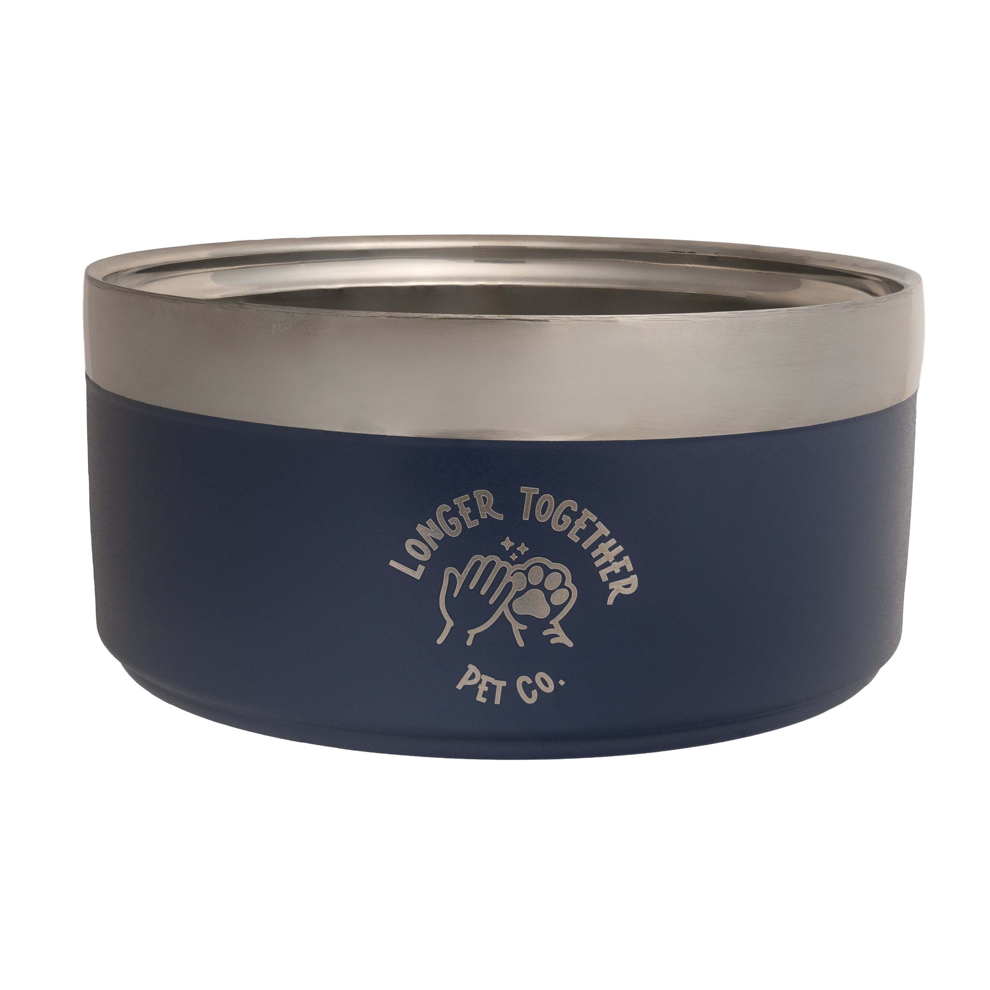 Longer Together Insulated Stainless Steel Dog Bowl