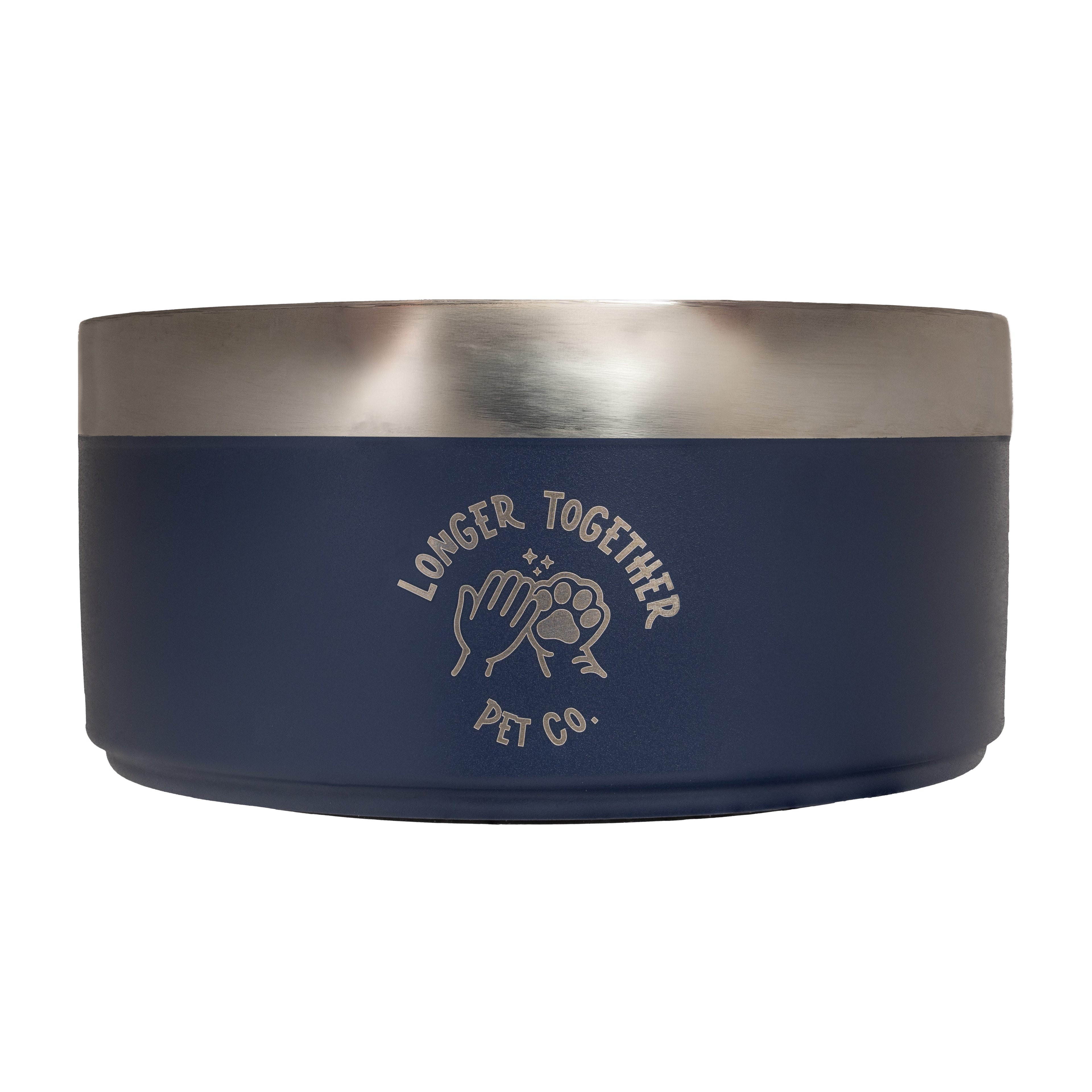 Longer Together Insulated Stainless Steel Dog Bowl